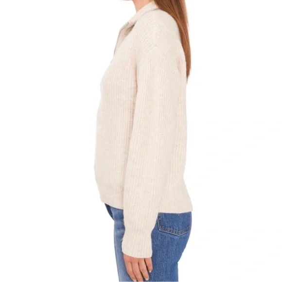 Vince Camuto Half Zip Pullover Soft Knit Sweater - Picture 4 of 8